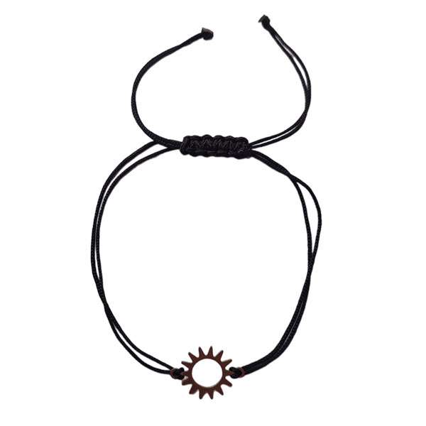 دستبند زنانه مدل نخی طرح خورشید کد HC308 دستبند زنانه مدل نخی طرح خورشید کد HC308