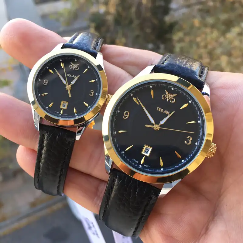 ست ساعت مچی عقربه ای زنانه و مردانه اوبلاک مدل 72699