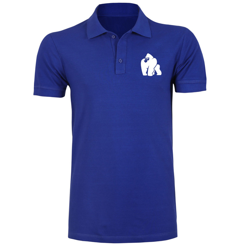 پولوشرت آستین کوتاه مردانه مدل میمون X166 رنگ آبی