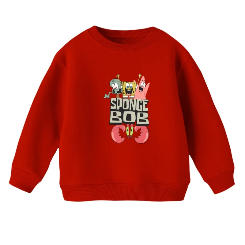 سویشرت بچگانه مدل باب اسفنجی و دوستان کد 2 