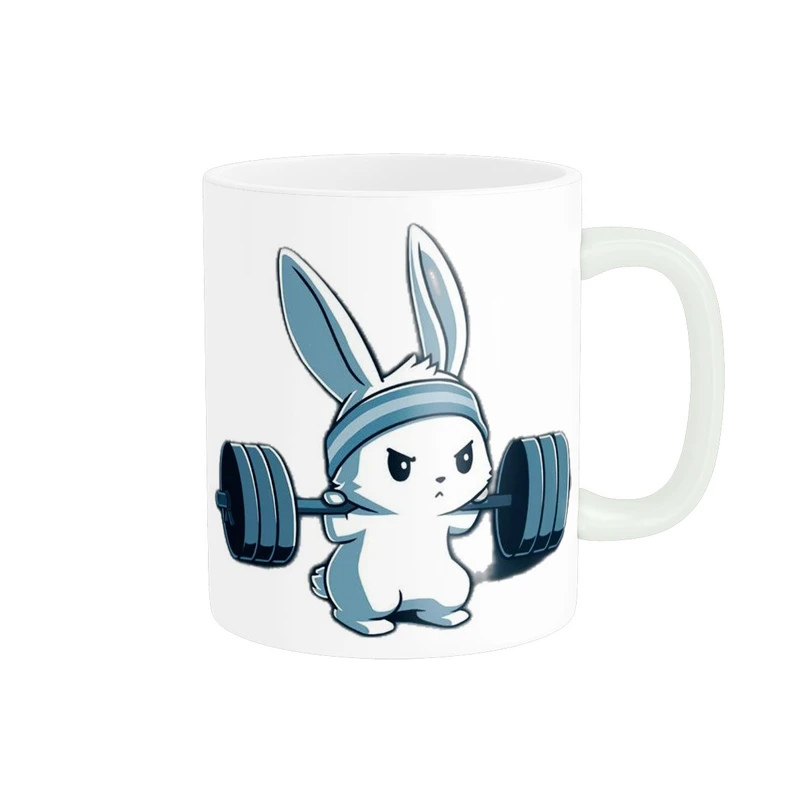 ماگ پاد آفرین مدل خرگوش بامزه عروسکی ورزشکار کد 2100