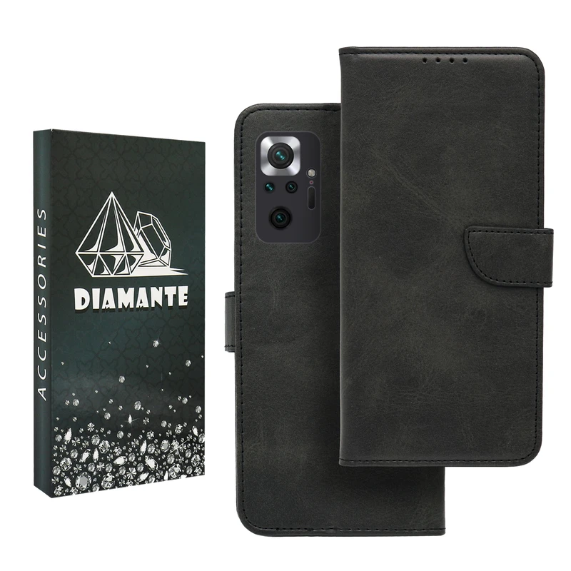 کیف کلاسوری دیامانته مدل Khoshi Bk مناسب برای گوشی موبایل شیائومی Redmi Note 10 Pro 4G