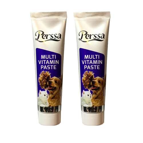 خمیر مولتی ویتامین سگ و گربه پرسا مدل Multi وزن 100 گرم بسته 2 عددی