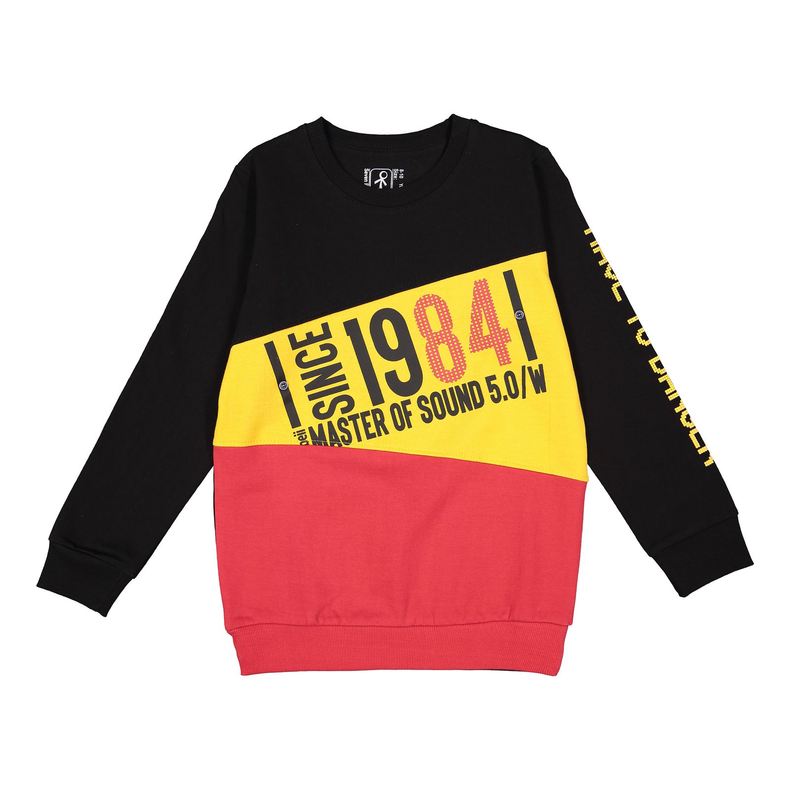 سویشرت پسرانه سون پون مدل b739 رنگ مشکی -  - 1