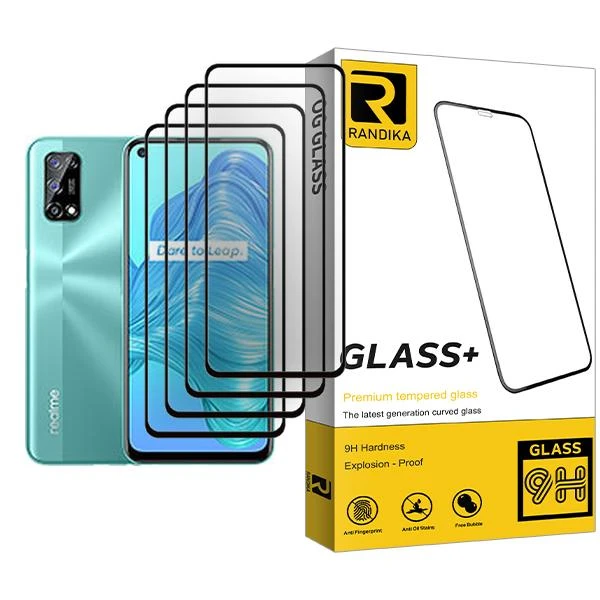 محافظ صفحه نمایش راندیکا مدل Randika Glass MIX004 مناسب برای گوشی موبایل ریلمی V5 5G بسته چهار عددی