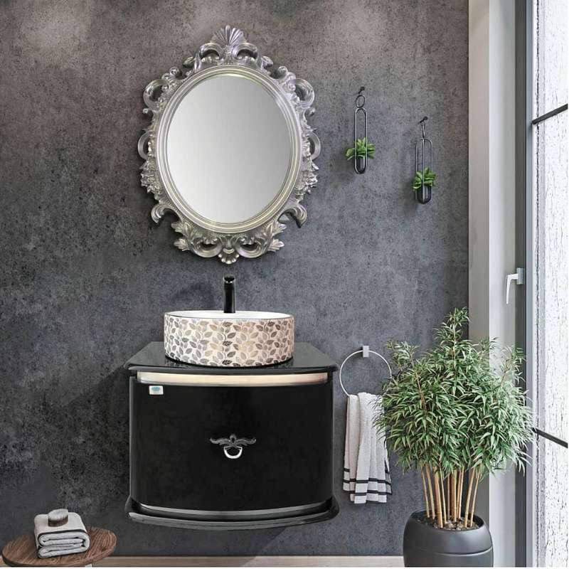 ست کابینت و روشویی مدل پرنس به همراه آینه