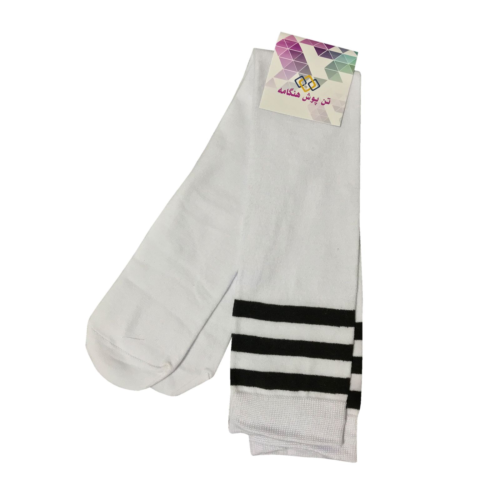 جوراب زنانه تن پوش هنگامه مدل سه خط کد W-0111 -  - 2