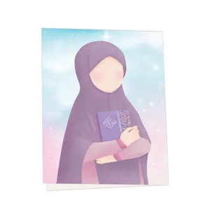 کارت پستال مدل جشن تکلیف طرح قرآن کریم بسته 4 عددی