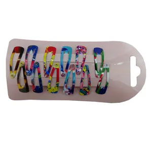 گیره مو دخترانه مدل تقی تقی کد 2 مجموعه 12 عددی