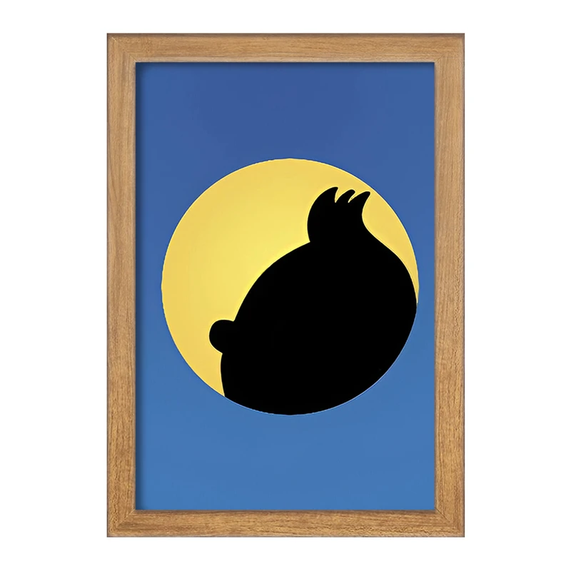 تابلو خندالو مدل تن تن (Tintin) کد F10332