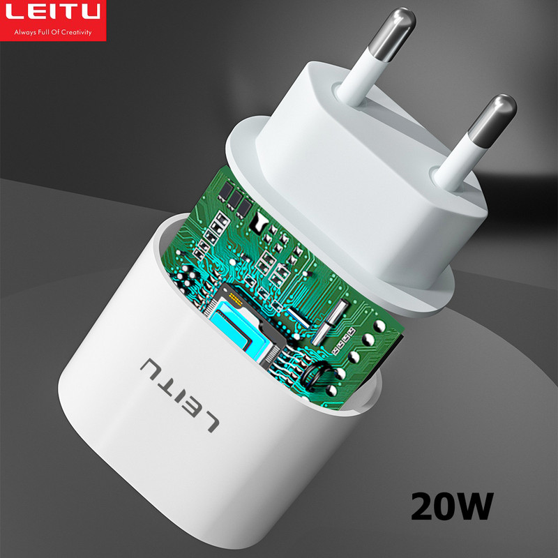 شارژر دیواری 20 وات لیتو مدل LH-17