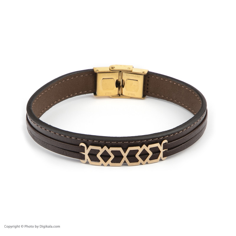 دستبند طلا 18 عیار مردانه مایا ماهک مدل MB1492