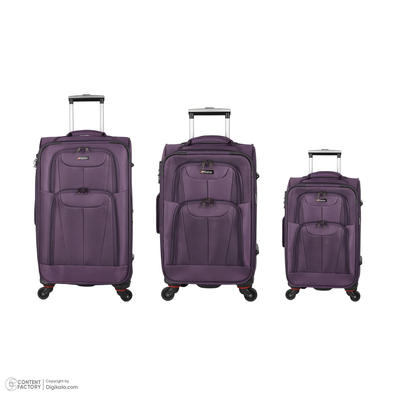 مجموعه سه عددی چمدان کاتیار مدل 235 -  - 2