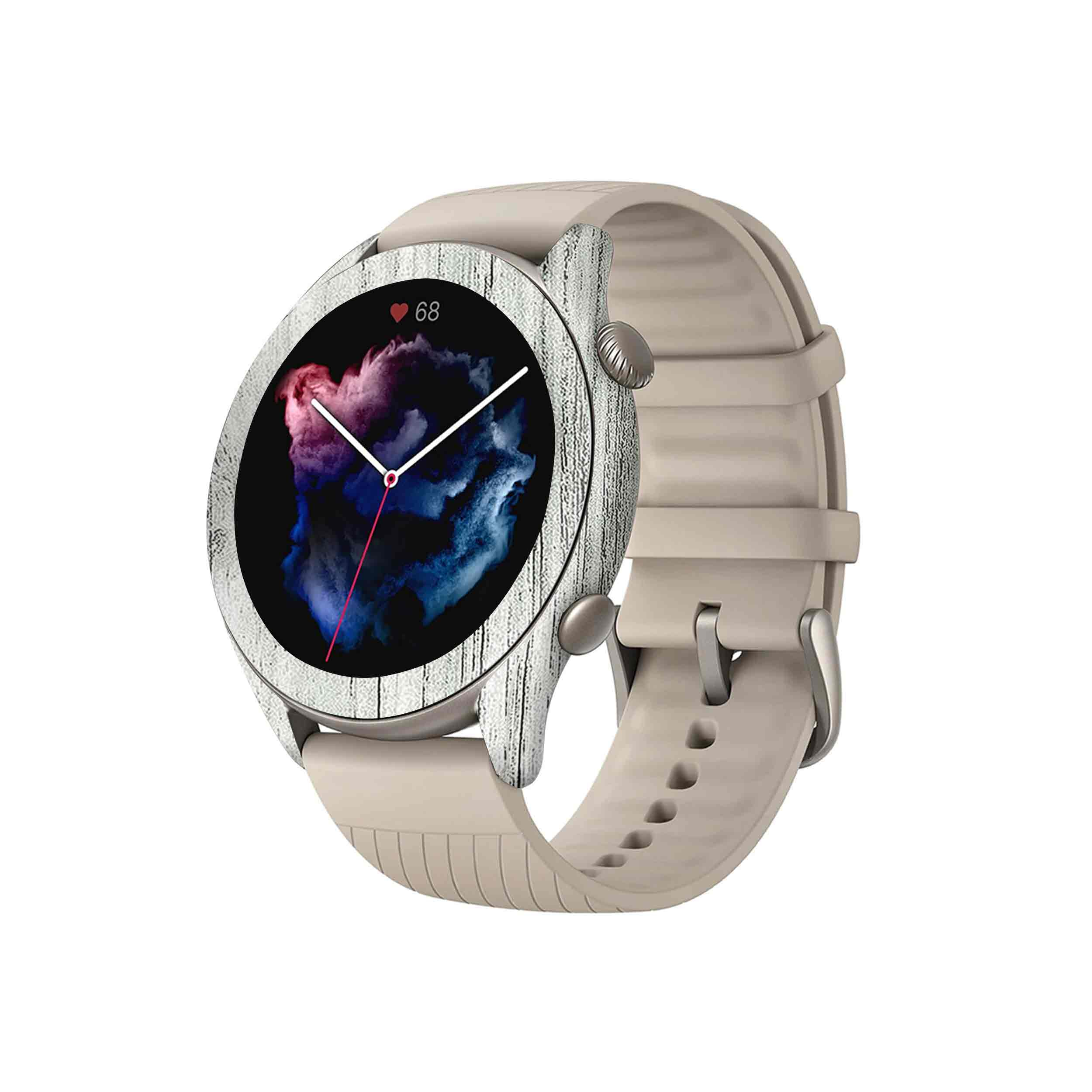 برچسب ماهوت طرح White-Wood مناسب برای ساعت هوشمند آمازفیت GTR 3