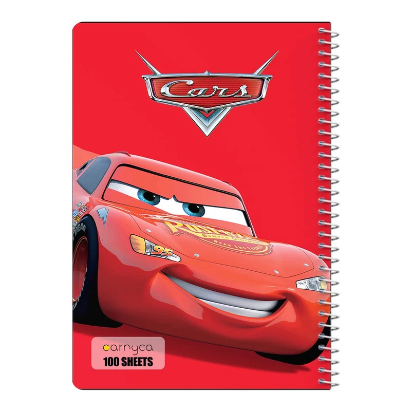 دفتر مشق 100 برگ سیمی کارنیکا طرح ماشین ها Cars کد 23108