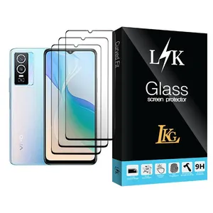 LKG LK Glass3 Ceramics Screen Protector For  Y76 5G Pack Of 3