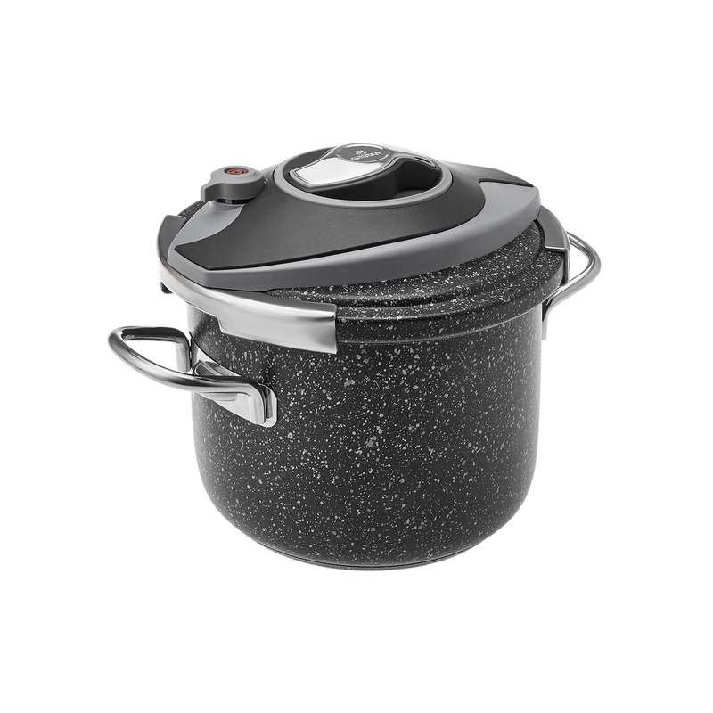 زودپز کاراجا مدل Biogranit Steel Plus گنجایش 6 لیتر
