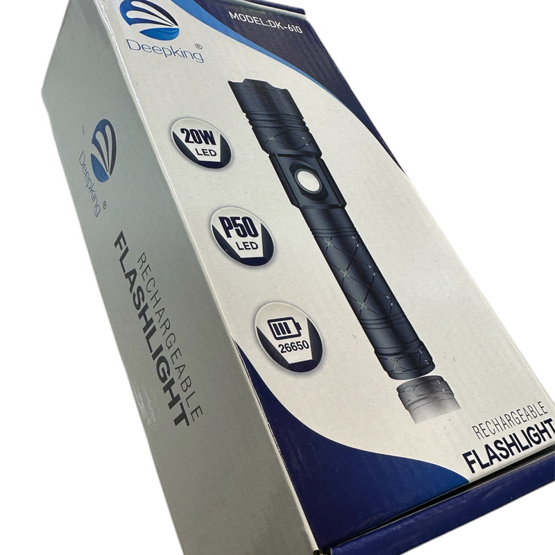 چراغ قوه دستی دیپ کینگ مدل DK-610 با نور چند رنگ
