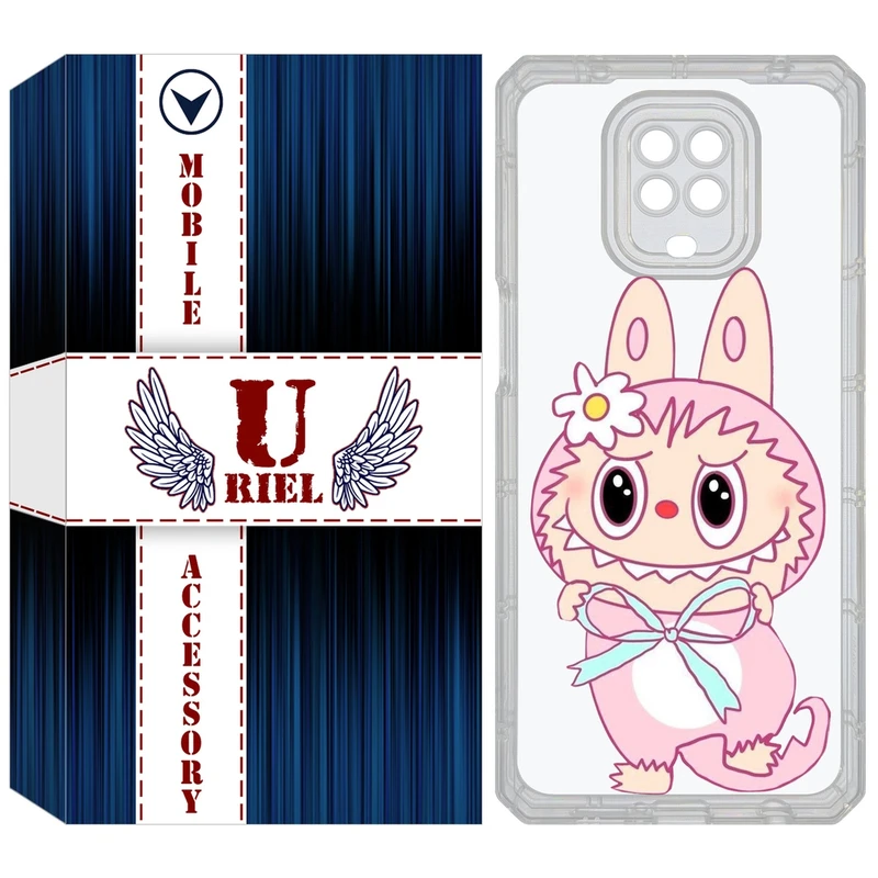 کاور یوریل مدل Clear کد 146 طرح لبوبو Labubu مناسب برای گوشی موبایل شیائومی Redmi Note 9S / Note 9 Pro / Note 9 Pro Max