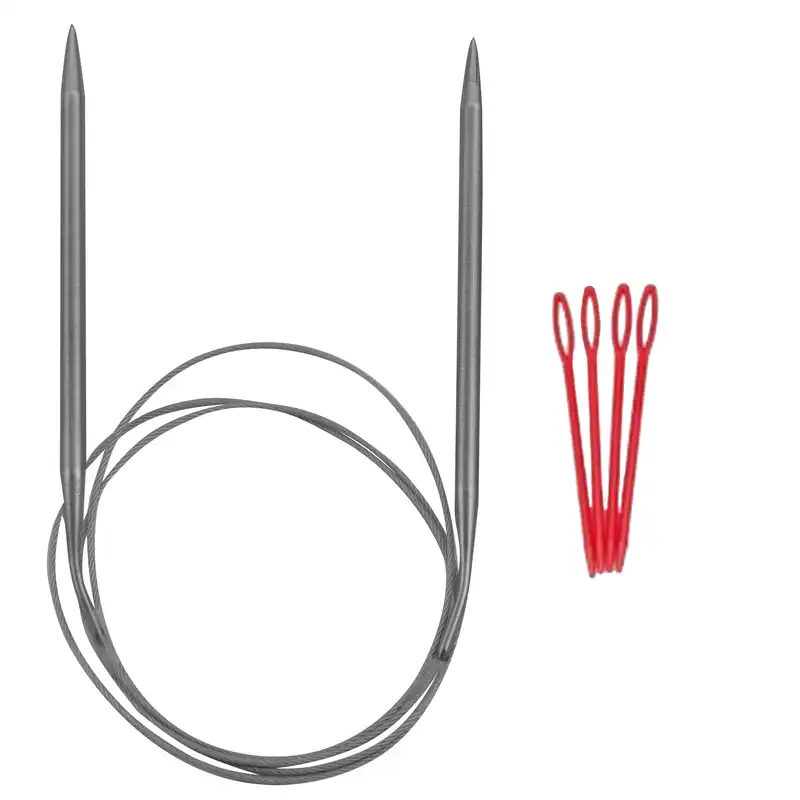 میل بافتنی پونی کد 4.5 به همراه 4 عدد سوزن دوخت کاموا