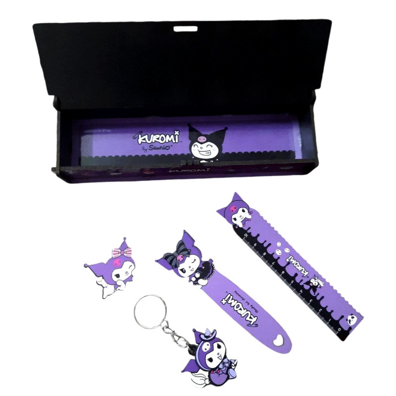 ست لوازم التحریر مدل کرومی مجموعه 5 عددی