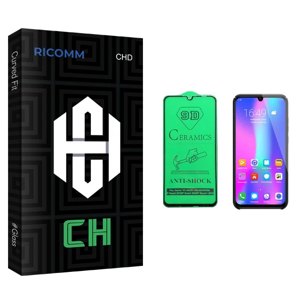 محافظ صفحه نمایش سرامیکی ریکام مدل CH glass مناسب برای گوشی موبایل آنر 10lite