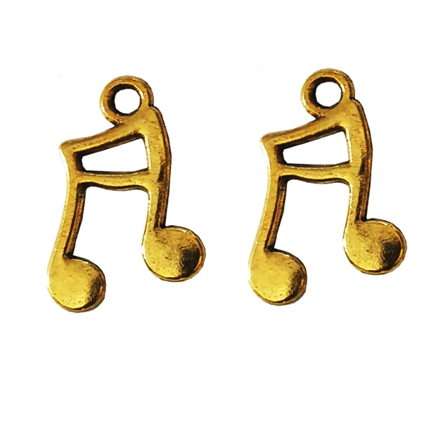 آویز دستبند طرح نت موسیقی کد AD 307 مجموعه دو عددی