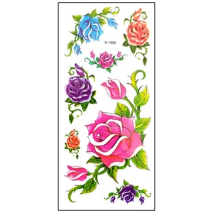 تتو موقت طرح گل کد x-1095