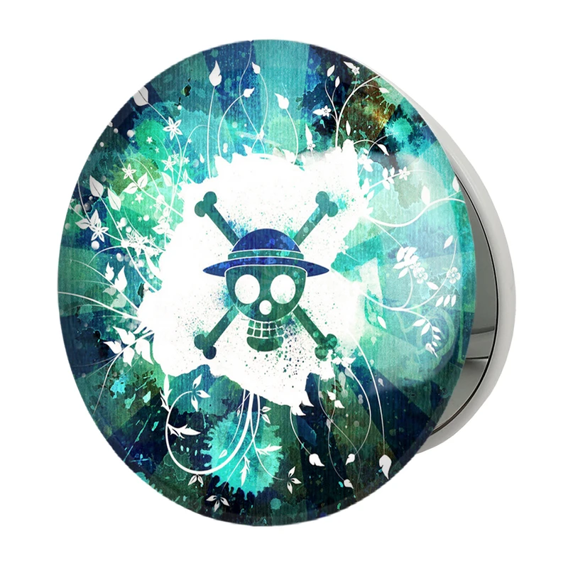 آینه جیبی خندالو طرح کلاه حصیری ها انیمه وان پیس One Piece مدل تاشو کد 11420 