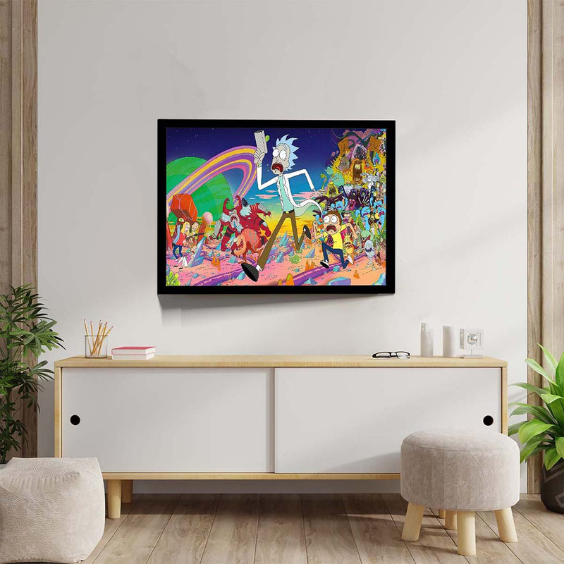 تابلو مدل rick and morty کد F-15028