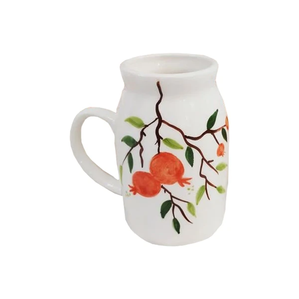 ماگ سرامیکی مدل شیرخوری طرح انار کد MG17