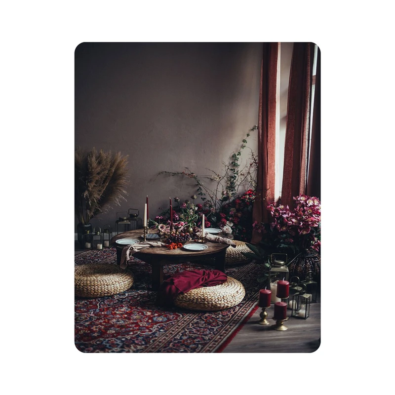 ماوس پد اطلس آبی طرح شب یلدا مدل T7287