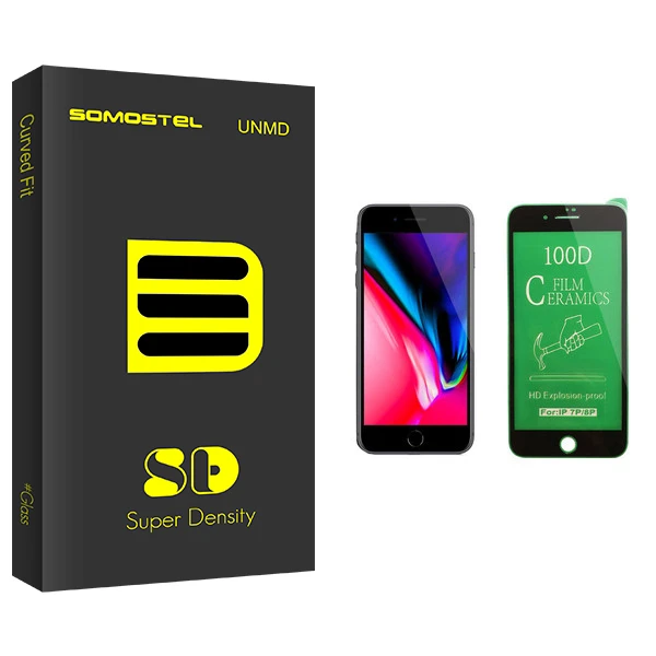 محافظ صفحه نمایش سرامیکی سوماستل مدل SD Glass مناسب برای گوشی موبایل اپل iPhone 7 Plus