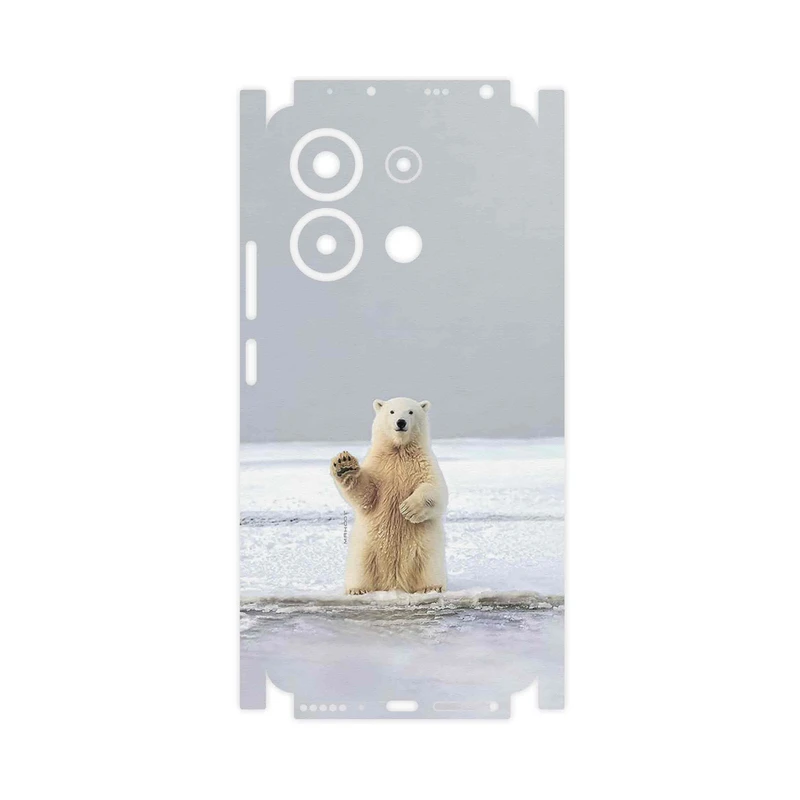 برچسب پوششی ماهوت مدل Polar_bear-FullSkin مناسب برای گوشی موبایل شیائومی Redmi Note 13 4G