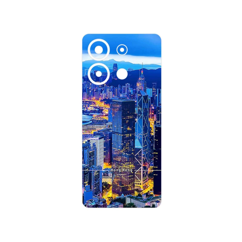برچسب پوششی ماهوت مدل Hong Kong City مناسب برای گوشی موبایل شیائومی Redmi Note 13 4G