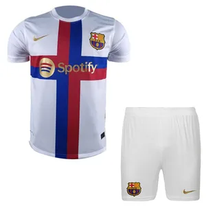 ست تی شرت آستین کوتاه و شلوارک ورزشی مردانه مدل بارسلونا Consept 2023