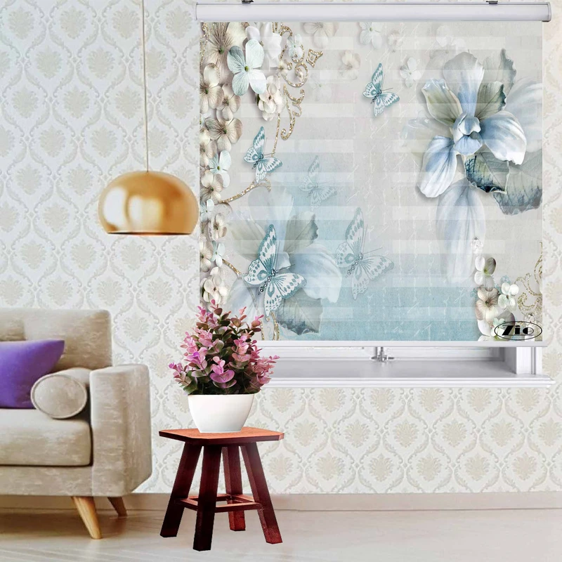  پرده زبرا زیو مدل 3d1040 سایز 150x150 سانتی متر