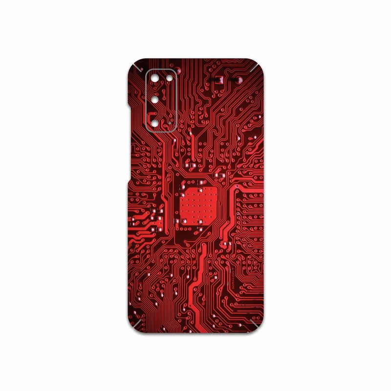 برچسب پوششی ماهوت مدل Red Printed Circuit Board مناسب برای گوشی موبایل سامسونگ Galaxy S20