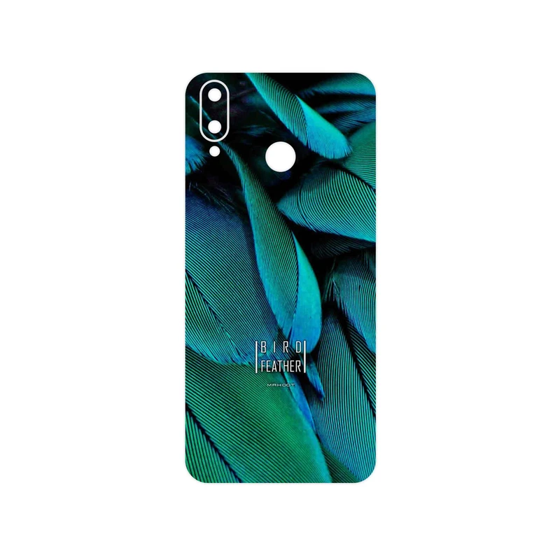 برچسب پوششی ماهوت مدل Green Feather مناسب برای گوشی موبایل جی پلاس Q10