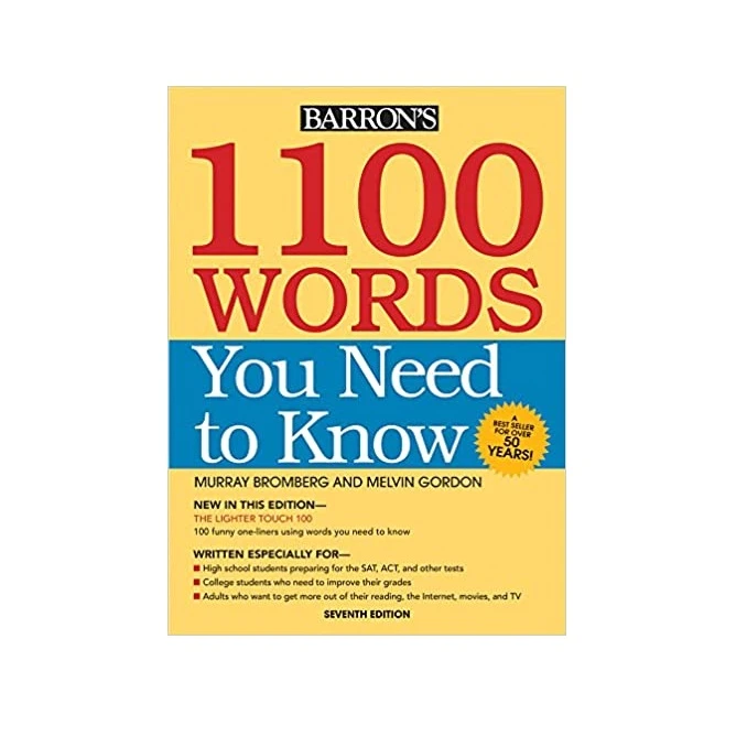 کتاب Barrons 1100 words you need to know اثر Murray Bromberg انتشارات Barrons Educational Services