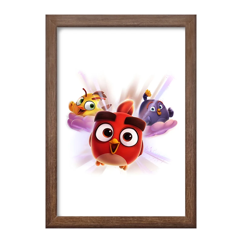 تابلو خندالو طرح پرندگان خشمگین کد F12637