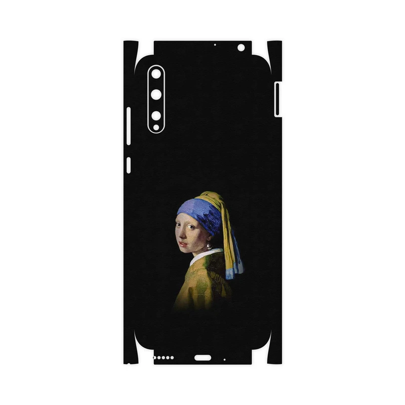 برچسب پوششی ماهوت مدل Girl with a Pearl Earring of Vermeer-FullSkin مناسب برای گوشی موبایل هوآوی Y8p
