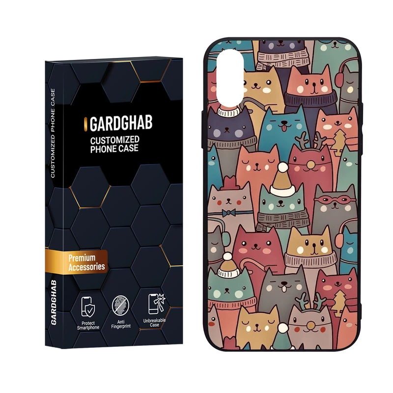 کاور گارد قاب مدل فانتزی مناسب برای گوشی موبایل اپل iPhone X/Xs