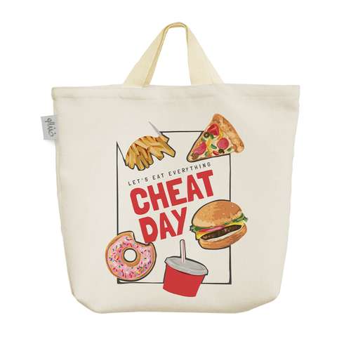 ساک خرید خندالو مدل غذا و فست فود کد 3292