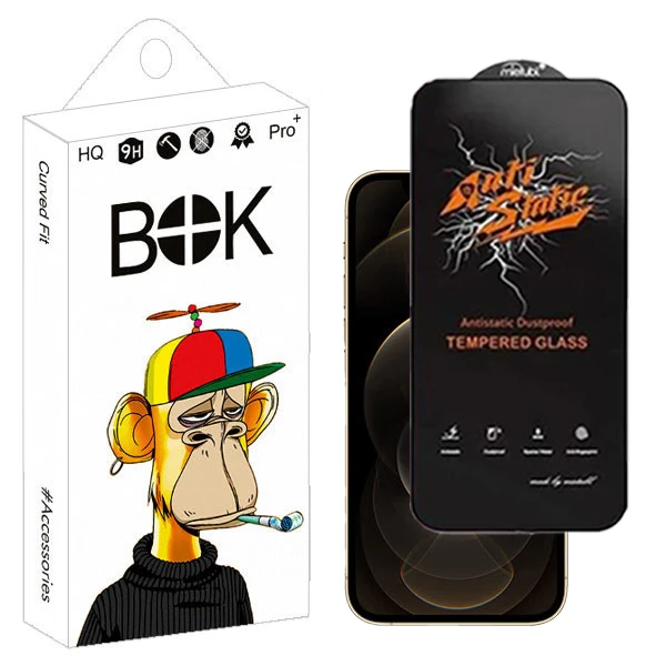 محافظ صفحه نمایش بوک مدل Antistatic Guard مناسب برای گوشی موبایل اپل Iphone 12 / 12 Pro