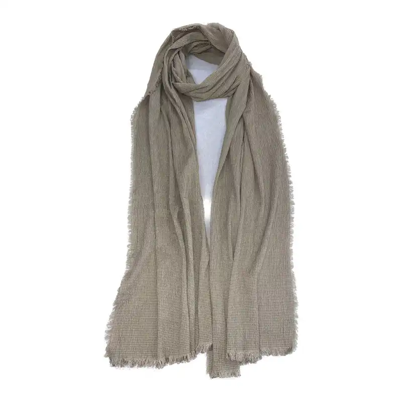 شال زنانه مدل ساده پفکی