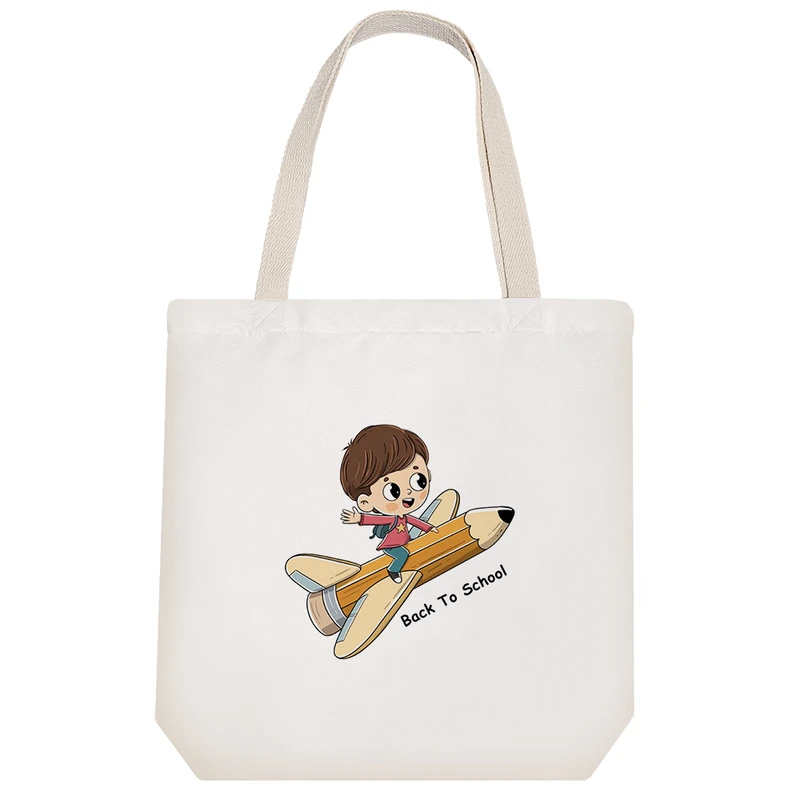 ساک خرید خندالو طرح بازگشت به مدرسه  کد H217