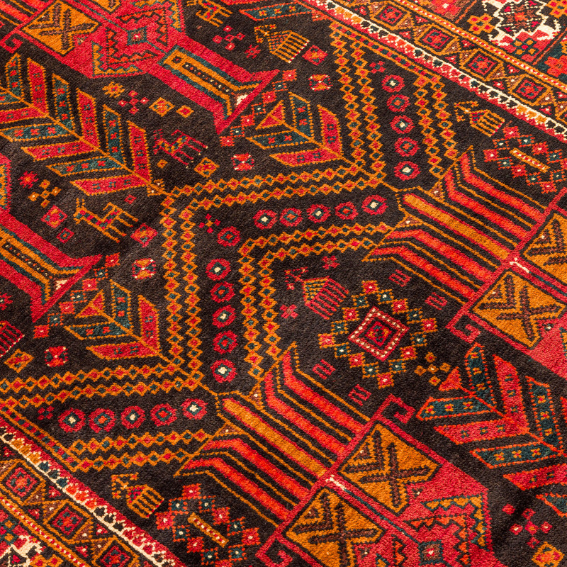 فرش دستبافت طول سه متری مدل  نقشه بلوچ  کد 23.1274