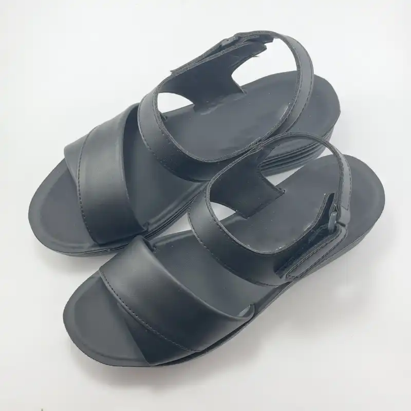 صندل زنانه مدل چرمی چسبی