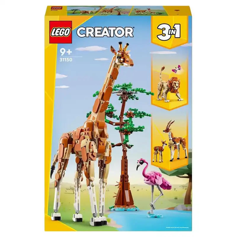 لگو سری کریتور مدل حیوانات وحشی سافاری کد 31150